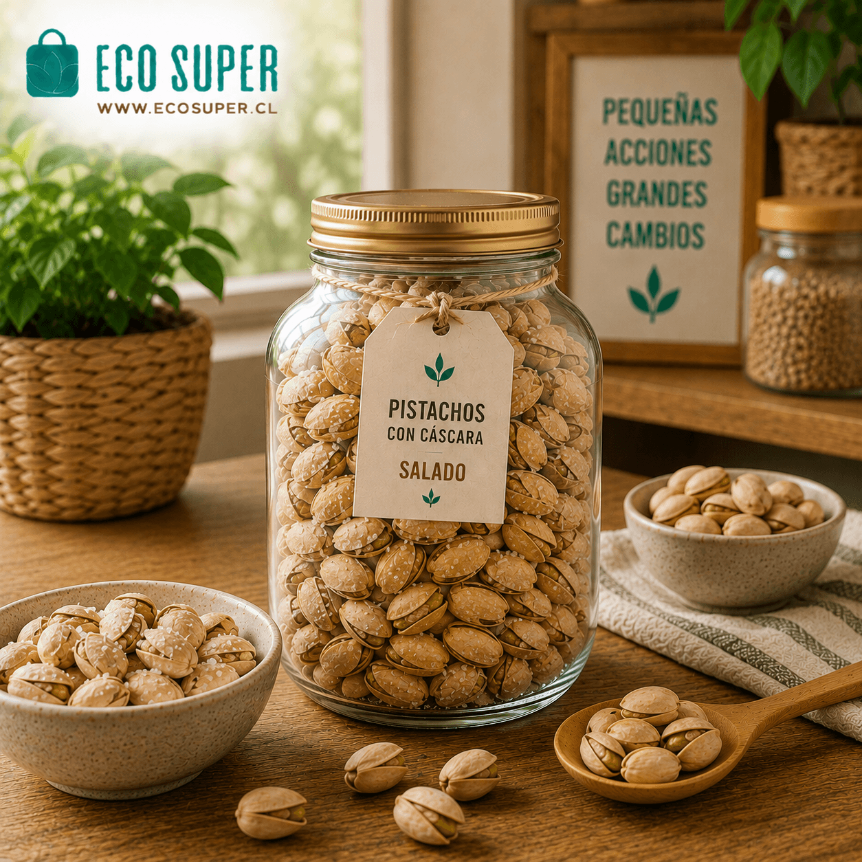 Pistachos con Cáscara Salados