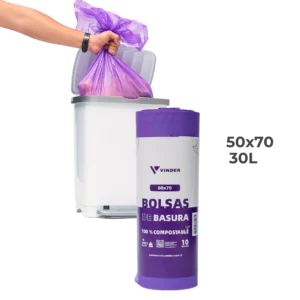 Bolsa de basura Compostable - Rollo 10 unidades