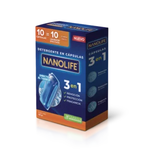 Detergente en Cápsulas Ultraconcentrado (10 cápsulas) Nanolife