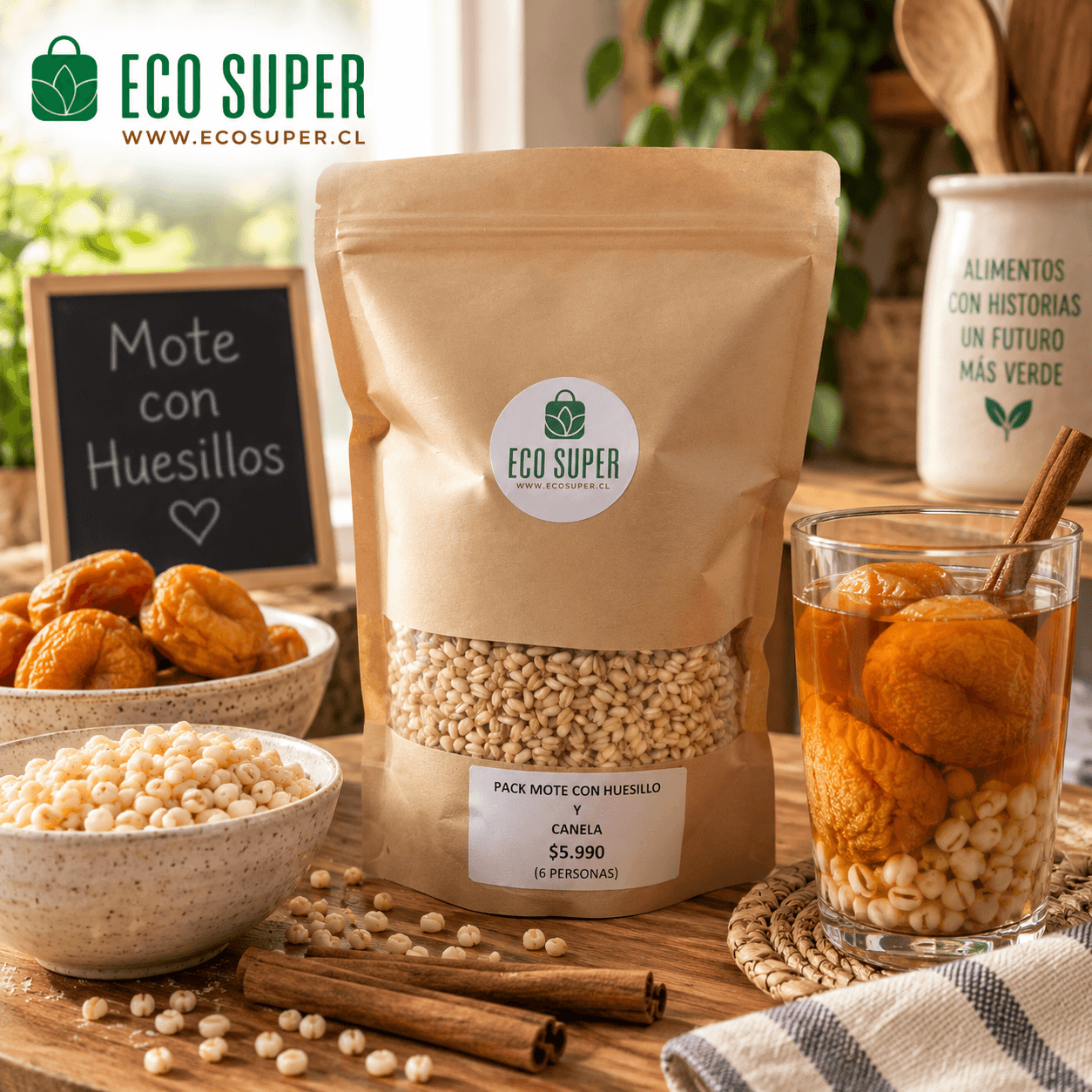Pack Mote con Huesillos para 6 Personas